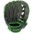 thumbnail image 3 of Franklin Sports Teeball Infinite Web/Shok-Sorb Combo Series Fielding Left Hand Glove, 10.5-Inch, Graphite/Lime, 3 of 7