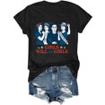 thumbnail image 2 of Womens Long Sleeve Tops Polyester Shirts for Women Long Sleeve Loose Work Tops Women Tees Women Plain Short Sleeve Shirts for Women Lightweight T Shirts Women Tunics for Women Summer Shirts for, 2 of 4