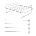 thumbnail image 4 of Lipstore Air Fryer Stand Metal Air Fryer Accessories for Vegetables Cookies Breakfast Rectangular Set, 4 of 8