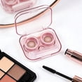 thumbnail image 4 of JASKFLY Contact Lens Case Portable Travel Lens Storage Box Compact Holders for Daily and Travel Use Colored Contact Lens Case All in One Portable Storage and Care Companion in Pink, 4 of 8