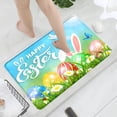 thumbnail image 1 of Easter Day Door Mat - Durable Front Door Mat - Bath Rug Super Absorbent Quick Dry - Rubber Backing Non Slip Washable Bathroom Floor Mats -Green 16x24 IN, 1 of 8