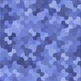 thumbnail image 1 of Ahgly Company Tapis d'Intérieur Lavable en Machine Carré Transitionnel Bleu Ciel, 4 Pieds Carré, 1 of 7