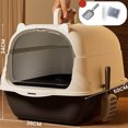 thumbnail image 1 of REK Enclosed Cat Litter With Litter Pads For Indoor Cats Odor Control Privacy Tray, 1 of 5