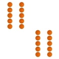 thumbnail image 4 of Baohd EVA Foam Golf Swing Exercises Practice Training Balls Golfing Skills Orange 42mm 2Set, 4 of 6