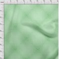 thumbnail image 4 of oneOone Georgette Viscose Green Fabric Geometric Craft Projects Decor Fabric Printed By The Yard 42 Inch Wide, 4 of 4