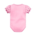 thumbnail image 4 of Baby Girl Summer Dress Short Sleeve Romper Off Shoulder 95% Polyester 5% Spandex, 4 of 7