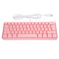 thumbnail image 2 of USB Keyboard, 61 Keys Cool RGB Lighting Backlight RGB Backlit Keyboard Mechanical USB  For Laptop For Desktop, 2 of 8
