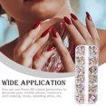 thumbnail image 4 of Shengyu 1 Bag Glass Crystal Eye-catching Easy to Paste Nail Rhinestones DIY Handcraft Different Styles Sweet Gift for Mobile Phone Type 1 Heteromorphic 240pcs 1 Pc, 4 of 6