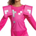 thumbnail image 3 of Minecraft Classic Pink Armor Girl's Costume, 3 of 4