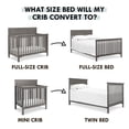 thumbnail image 2 of DaVinci Hidden Hardware Twin-Full Size Bed Conversion Kit in Navy, 2 of 2