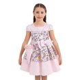 thumbnail image 4 of Pamina Robe Formelle Rose pour Filles avec Accessoire Mini Sac Tailles 4-8 Ans, 4 of 7