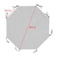 thumbnail image 3 of LSLJS Dog Playpen Cover -Sun/Rain Proof Dog Pen Cover Provide Shade and Security Outdoor Indoor, Fits 24in Pet Playpen with 8 Panels (Note: Playpen Included), Playpen Covers, 3 of 9