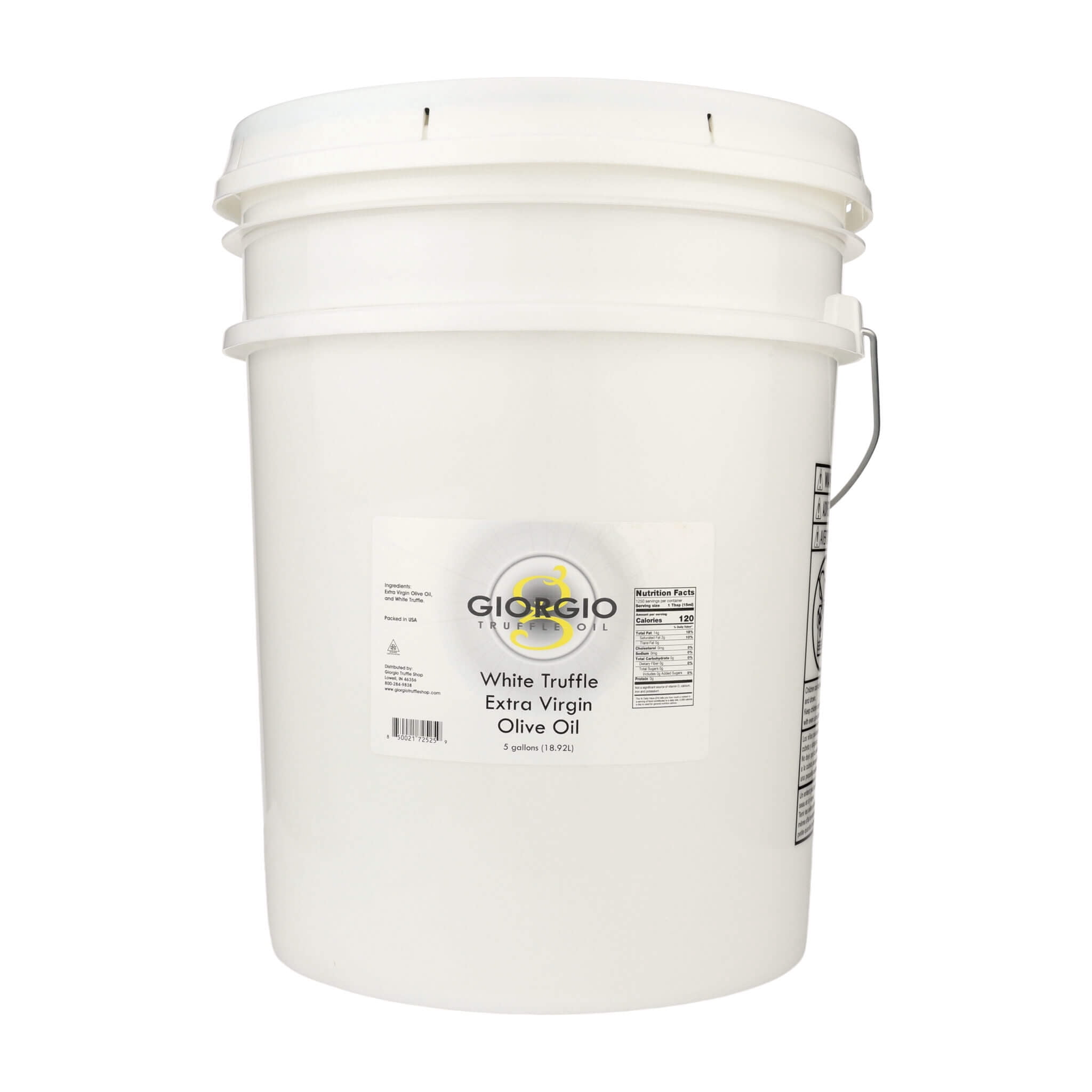 Truffle Extra Virgin Olive Oil - 5 Gallon / 640 oz for Bulk Food Service