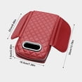 thumbnail image 3 of Leather Center Console Armrest Cover with Storage Pocket and Tissue Holder for Cars Trucks SUVs, 3 of 3