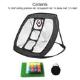 thumbnail image 3 of Langgg Filet d'Entraînement de Golf Pliable pour Pelouses Arrière-Cour Aides au Train Réutilisable Extérieur Intérieur Cage de Pratique Support Tige Accessoires Type 5, 3 of 9