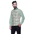 thumbnail image 2 of Atasi Flower Printed Wedding Jackets For Men Nehru Jacket Waist Coat For Wedding & Festive Season-Small, 2 of 4