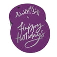 thumbnail image 1 of Inkdotpot Real Silver Foil Happy Holiday Tags Favor Hang Paper Tags 100 Pieces, 1 of 6