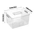 thumbnail image 3 of TopLLC Storage Trunks Thickened Folding Storage Box Toy Storage Box Bedroom Living Room Kitchen Study Office Storage Container Folding Storage Box Egg Storage Boxes, 3 of 6