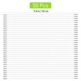 thumbnail image 2 of MIANGASTORE 50PCS Barbed Elastic Cord High stretch String with Metal Barbs for Eye Craft Making ( White ), 2 of 5