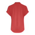 thumbnail image 4 of Hot Sale!! Mode Décontractée pour Femmes Col en V Boutonné Manches Courtes T-Shirt, 4 of 6