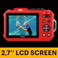 thumbnail image 5 of KODAK PIXPRO WPZ2 Appareil Photo Numérique Robuste et Étanche 16MP Zoom Optique 4X Vidéo LCD Full HD 2,7 Pouces, Rouge, 5 of 5
