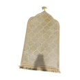 thumbnail image 4 of Tnarru Islamic Muslim Prayer Rug Ramadan Gifts Flannel Decoration Prayer Carpet Mat Khaki, 4 of 8