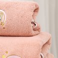 thumbnail image 4 of Quick Bath Towel Coral Fleece Water Absorption Soft Thicken Shower Towel for Home Beach, 4 of 5