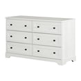thumbnail image 2 of South Shore Hazen 6-Drawer Dresser for Child, in White Pine, 2 of 13
