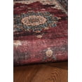 thumbnail image 2 of Bryant 3' x 5' Washable Accent Rug, Ivory and Burgundy, 2 of 7