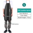 thumbnail image 1 of MYG Tablier en Cuir PVC Imperméable et Résistant à l'Huile pour Nettoyer la Cuisine Multi-Tailles, 1 of 8