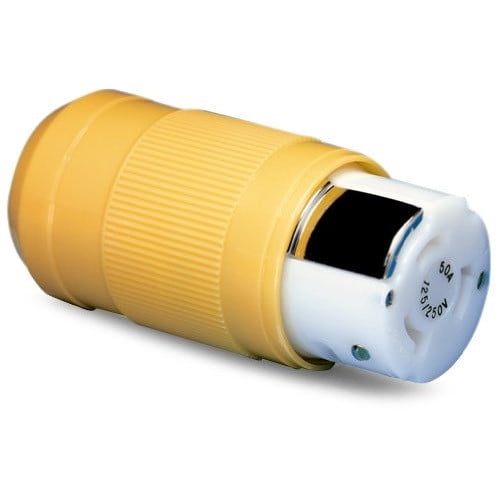 Connecteur de Remplacement 6364CRV.VPK; 50 Ampères; Extrémités Femelles; Jaune; 3 Pôles; 4 Fils; avec Emballage