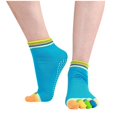 thumbnail image 3 of Split Toe Yoga Socks Breathable Sweat Socks Yoga Non-slip Five-finger Socks, 3 of 4