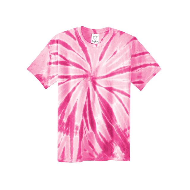 Gravity Threads Mens Tie-Dye Short-Sleeve T-Shirt - Pink - 3X-Large