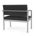 thumbnail image 5 of Chaise Bariatrique d'Attente pour Réception en Acier Lenox / Acier Argenté / Gris Foncé, 5 of 5