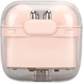 thumbnail image 2 of CUITING Real Time Language Translator Earbuds  Bluetooth 5.3 Denoise Translator Earphones Support 144 Languages with APP in Transparent Case for Smart Phone  White, 2 of 8