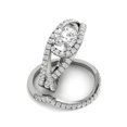 thumbnail image 2 of 1.15ctw Diamond Bridal Set in 14k White Gold, 2 of 2