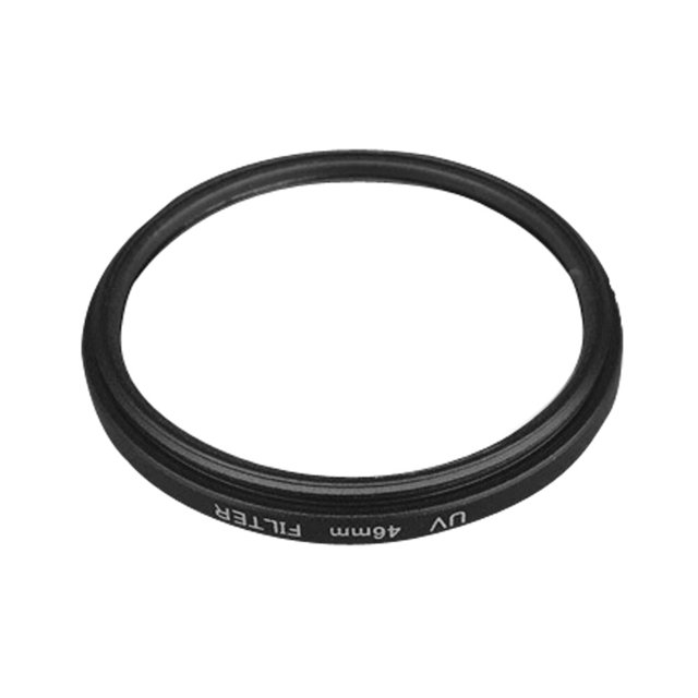 EeaseCA Professional Optical UV Filter Camera Lenses Protector Black Frame 46MM (Black)