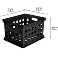 thumbnail image 2 of Sterilite Bacs de Rangement Empilables Robustes avec Poignées, Lot de 12, 2 of 8