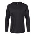 thumbnail image 1 of Paragon Mens Bahama Performance Hooded Long Sleeve T-Shirt, 4XL, Black, 1 of 1