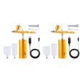 thumbnail image 3 of maskred Lightweight Airbrush Air Compressor Kit Set Precise Spray Painting Portable Gold 1.49x5.1x5.7 Inch 2Set, 3 of 6