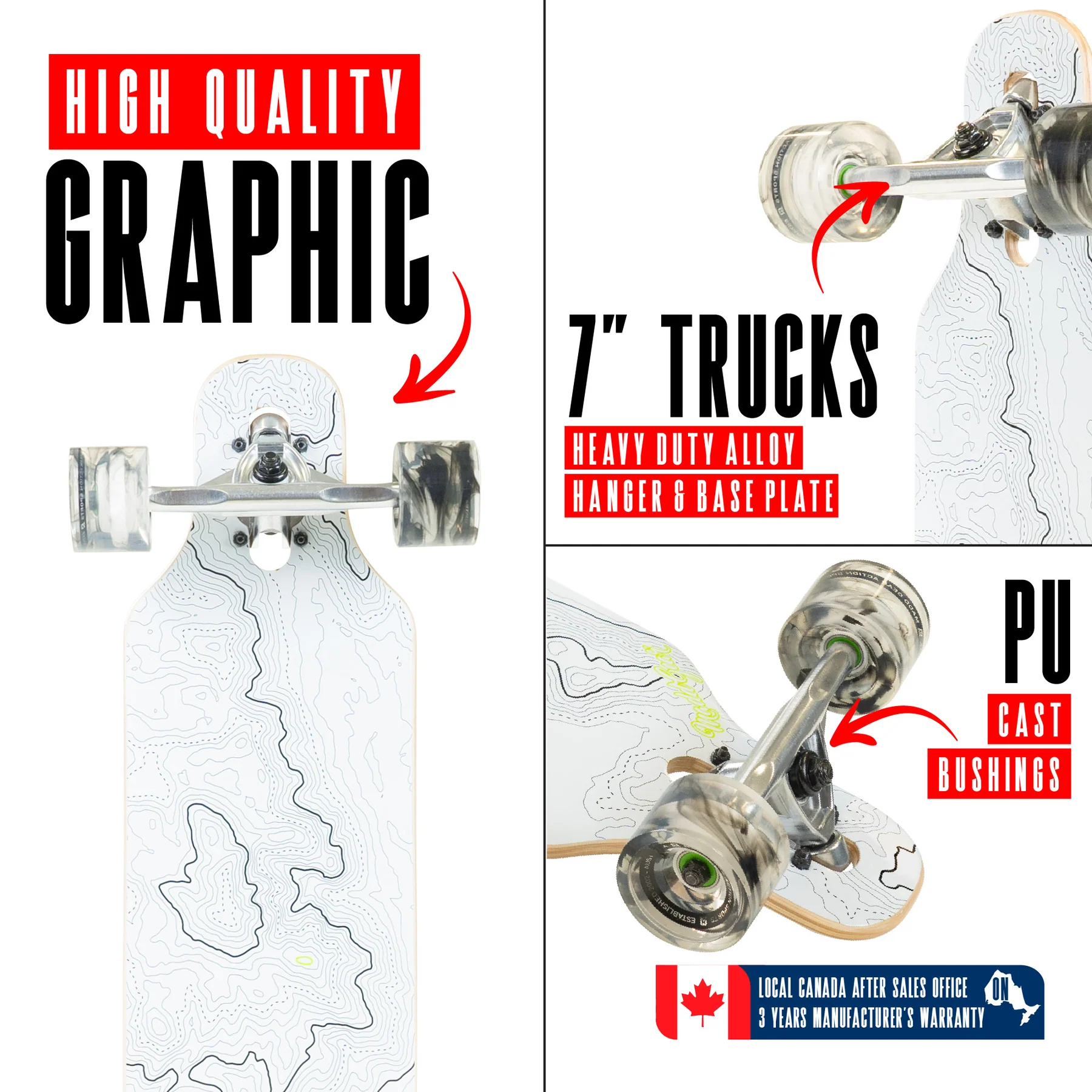 Madd Gear 31 Drop Through Skateboard - Terrain