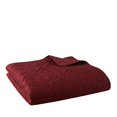 thumbnail image 3 of 1872 Wisteria Coverlet, King, 400-thread count, Burgundy, 3 of 4