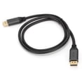 thumbnail image 2 of Video Cable, Easy To Move, Durable Made Of High Purity Copper Core Plug And Play DisplayPort To DisplayPort Cable, For Datas Transmition Computer, 2 of 8