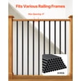 thumbnail image 4 of VEVOR Metal Staircase Balusters 51 Pack 26 In Aluminum Spindles with Screws/Rail Caps, 4 of 9