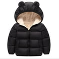 thumbnail image 1 of Veste Matelassée en Velours d'Agneau pour Enfants avec Oreilles de Lapin, 1 of 4