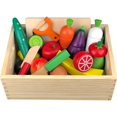 thumbnail image 1 of Children Wooden Puzzle Magnetic Vegetables Fruit Kitchen Simulation Play House Toy Cecilia Colorful Mini Toy Model Birthday Gift, 1 of 7