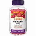 thumbnail image 1 of Webber Naturals Melatonin Gummies 10 mg Cherry Pomegranate, 1 of 5