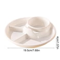 thumbnail image 3 of Birdeem Portion Control Plate,5 Compartment Divided Plate for Healthy Eating and Meal Prep,Bento Style Lunch Plate with Sections for Food Separation,Dishwasher Safe Dinner Plate for Adults & Family, 3 of 7