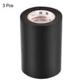 thumbnail image 3 of Uxcell 10cmx13m Non-Adhesive Thick Tube Protector Wrap Pipe Protective Tape Black 3Pack, 3 of 5