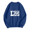 thumbnail image 1 of MesaSe Sweat-Shirt Mode pour Femmes Sweat-Shirt Col Rond Pull Imprimé Lettre Hoodie, 1 of 2